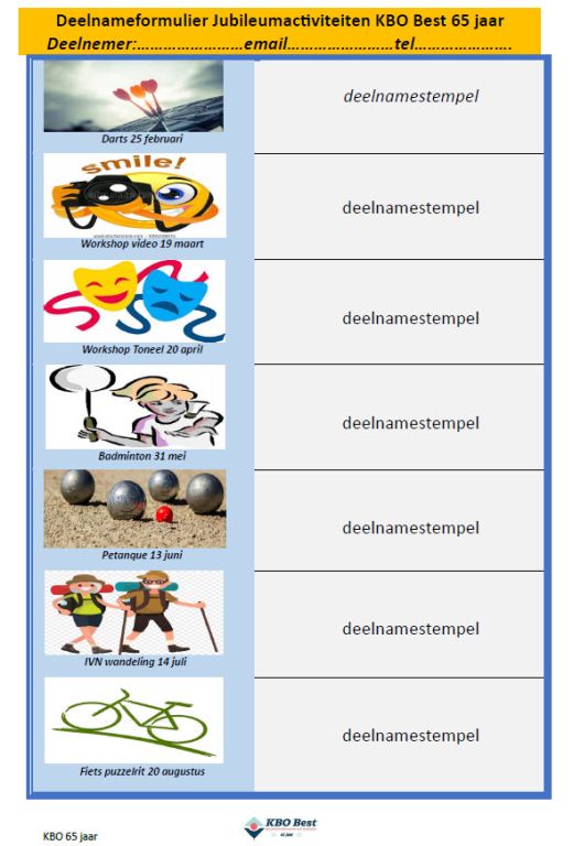 deelname stempelkaart