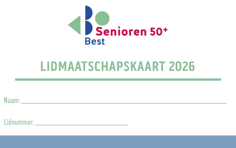 lidmaatschapskaart 2026