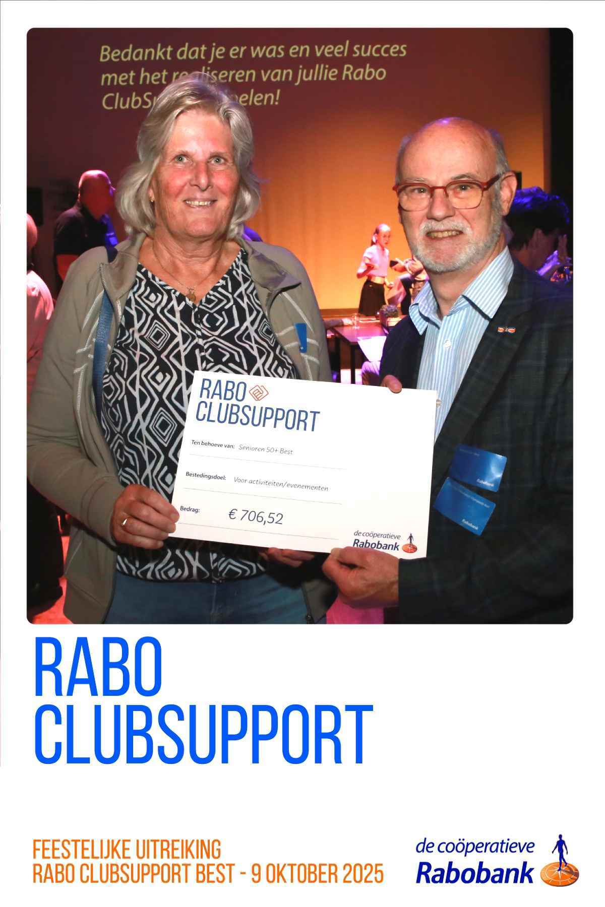 Resultaat Rabo Club Supportactie 2025