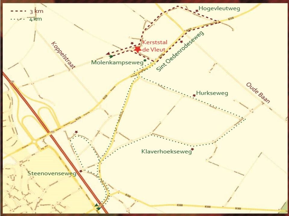 routekaartje kerst in de vleut 2025